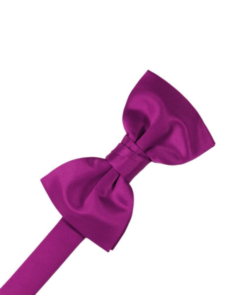 Fuchsia, Bead Trim Satin Bucke