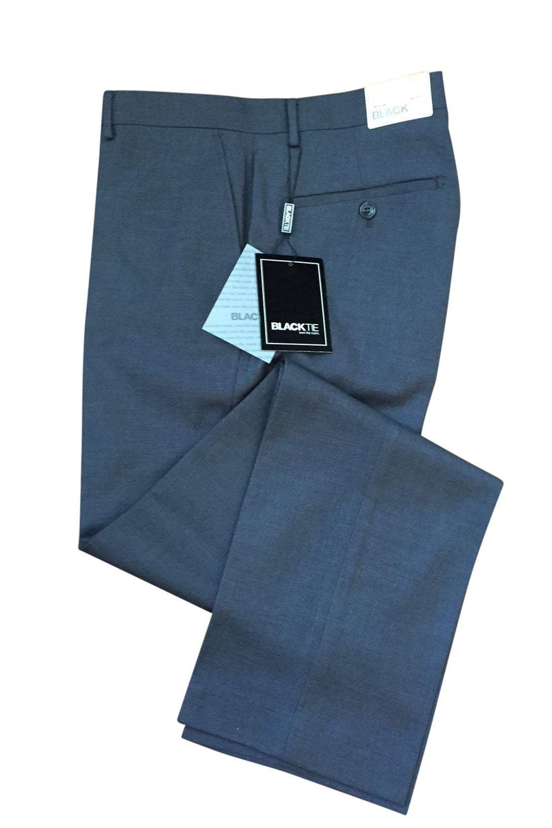 Bradley Steel Grey Luxury Wool Blend Suit Pants - Unhemmed –