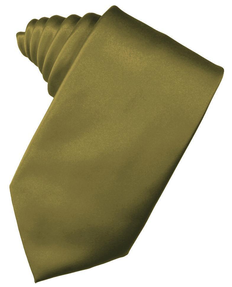 Cardi Self Tie Fern Luxury Satin Necktie