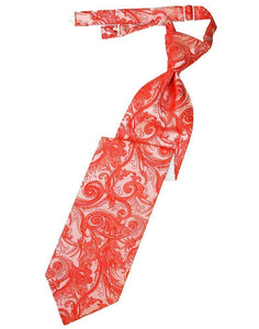 Cardi Persimmon Tapestry Kids Necktie