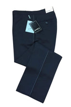 BLACKTIE "Logan" Black Luxury Wool Blend Tuxedo Pants - Unhemmed