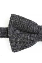 BLACKTIE Charcoal Tweed Bow Tie