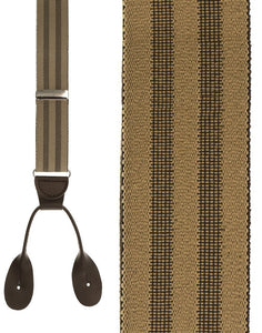 Cardi "Khaki Shadow Stripe" Suspenders